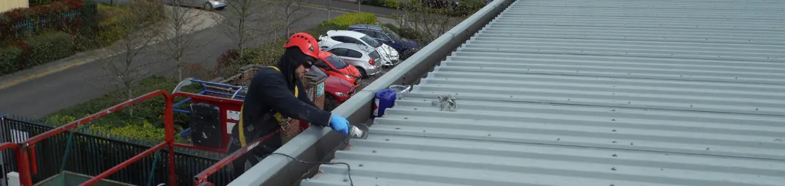 Industrial gutter replacement Blackburn